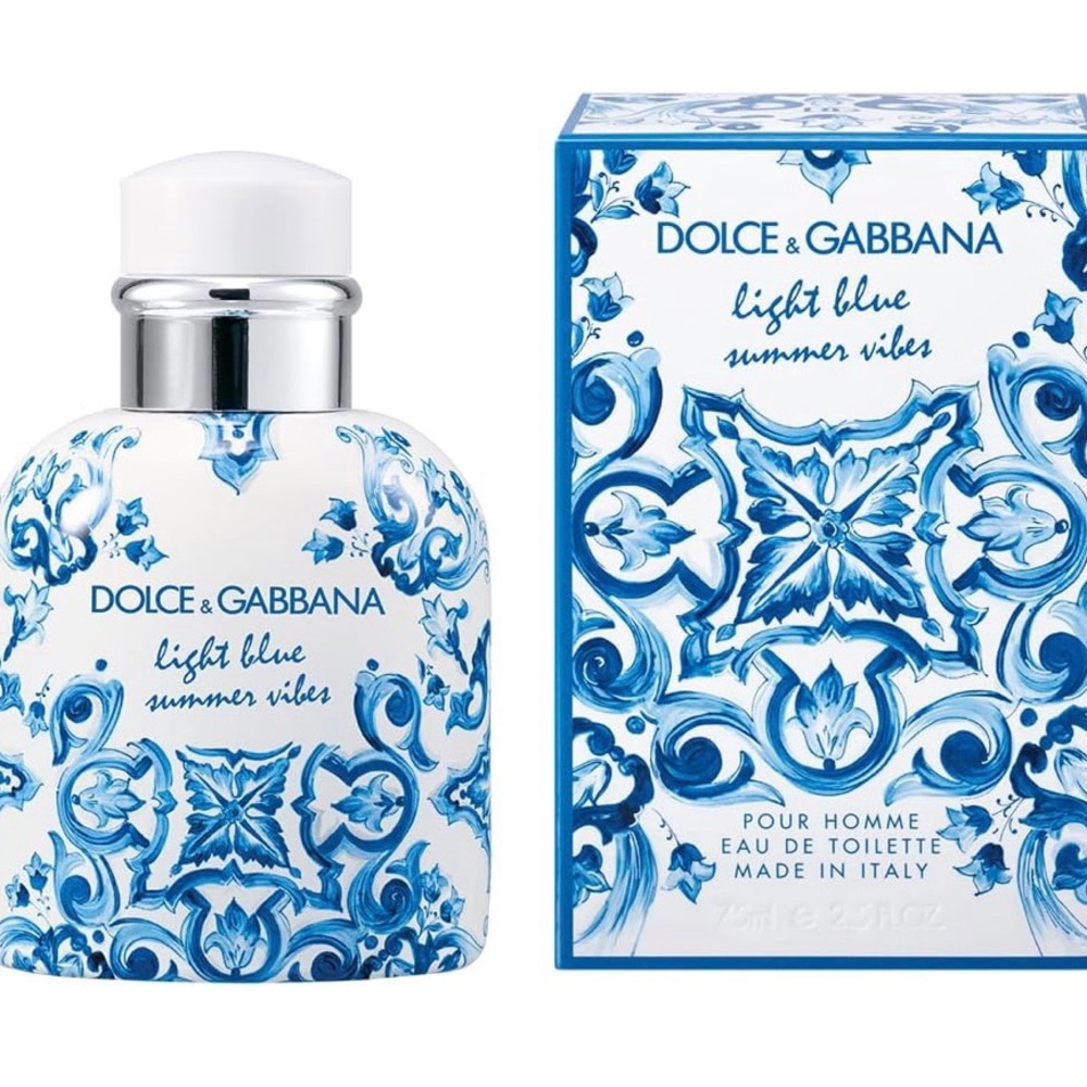 New Dolce & Gabbana Light Blue Summer Vibes Eau de Toilette for Men 75ml